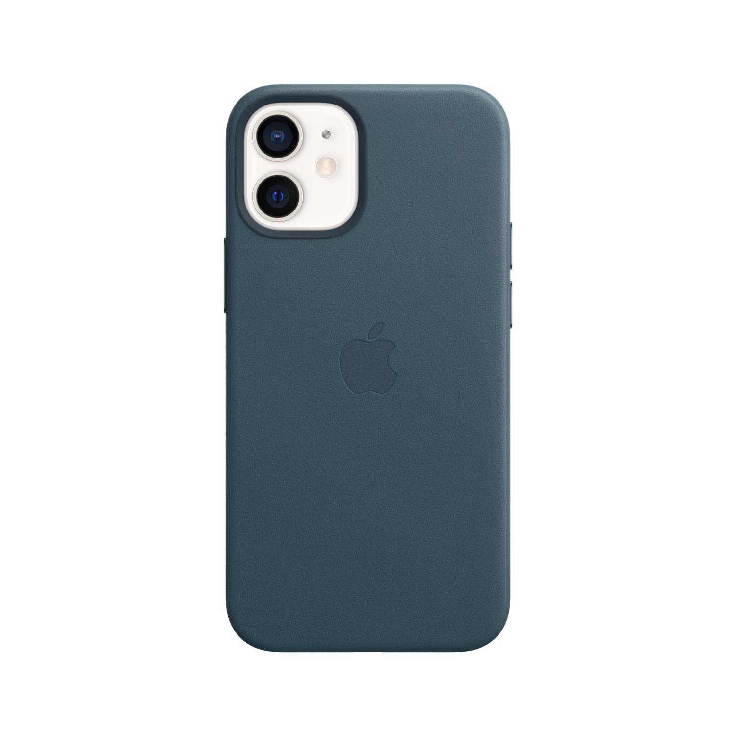 Image of Apple iPhone 12 Mini Leder Case mit MagSafe - Baltischblau