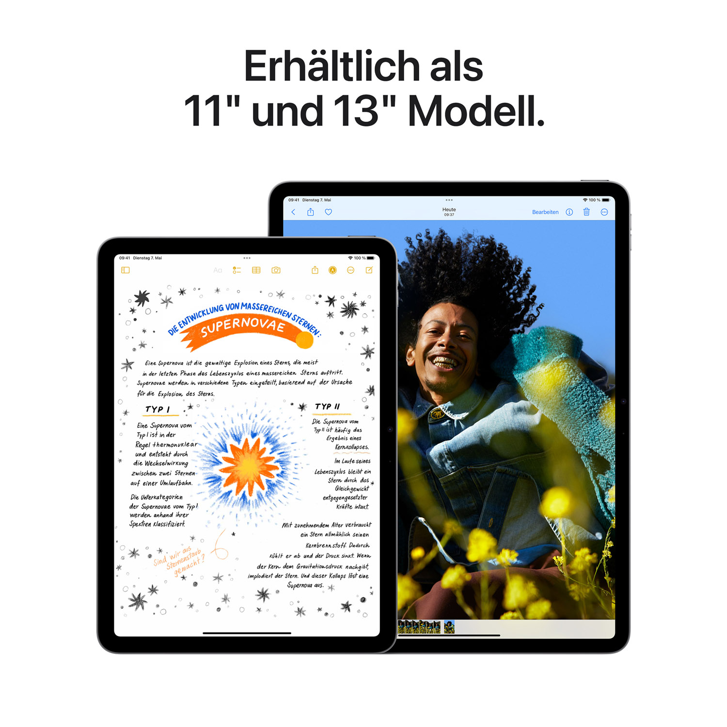 Apple iPad Air 13 Wi-Fi + Cellular 128 GB Spacegrau 2024