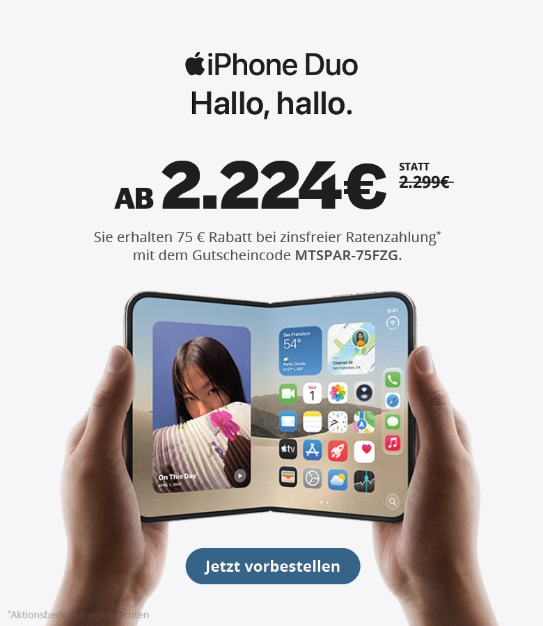 iPhone Duo jetzt vorbestellen