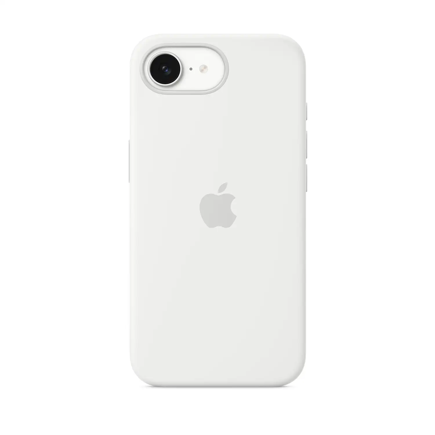 Apple Silikon Case iPhone 16e Weiss