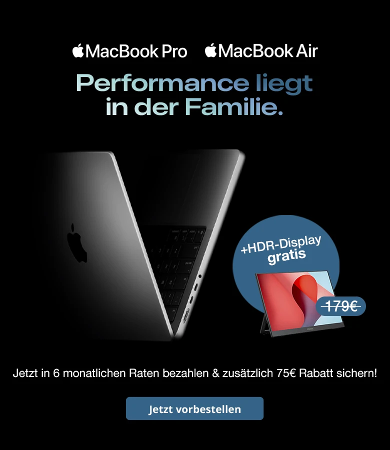 MacBook Air / Pro M5 Dsiplay geschenkt