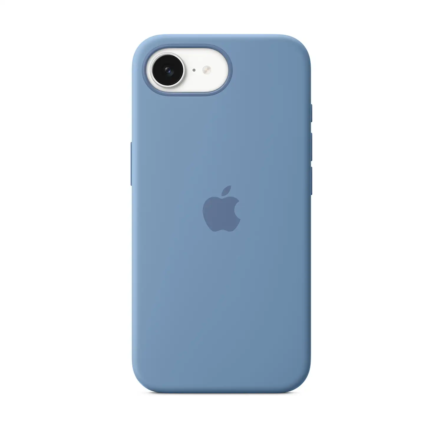 Apple Silikon Case iPhone 16e Winterblau